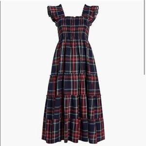 Hill House Ellie Nap Dress in Navy Tartan